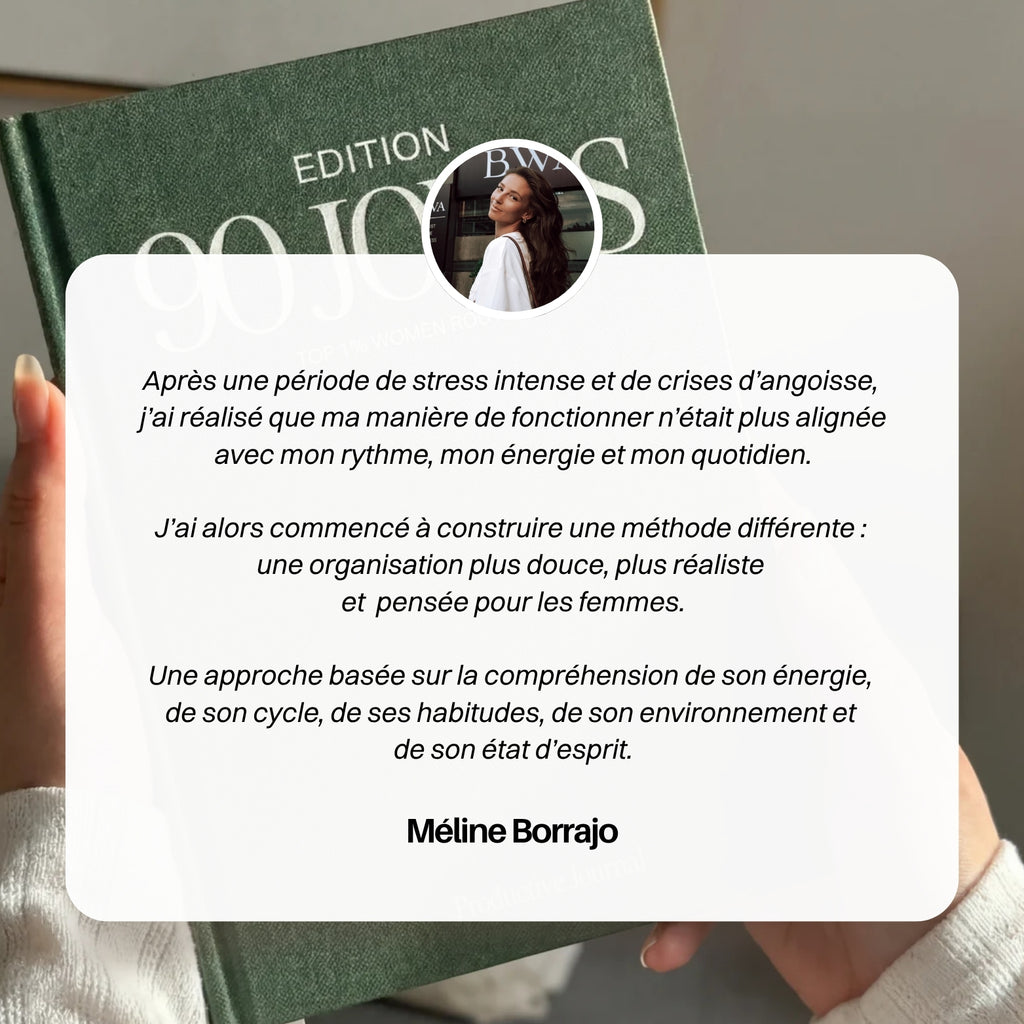 Productive Journal - Edition 90 Jours